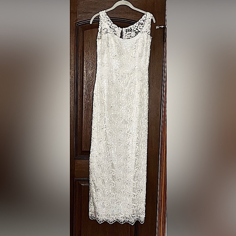 Oleg Cassini | Dresses | Oleg Cassini Beaded Lace Long Wedding Dress | Poshmark Oleg Cassini | Dresses | Oleg Cassini Beaded Lace Long Wedding Dress | Poshmark